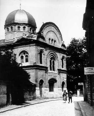 Původní vzhled synagogy  - 
